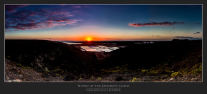 Sunset at the Janubio's Saline